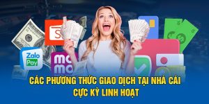 Nhà cái hỗ trợ người dùng qua nhiều phương thức thanh toán